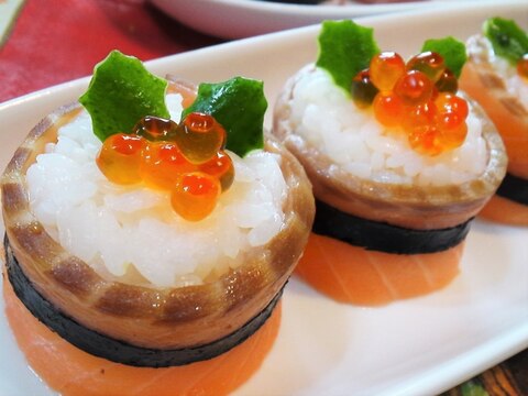 クリスマスにおススメ!【サーモンロール寿司】